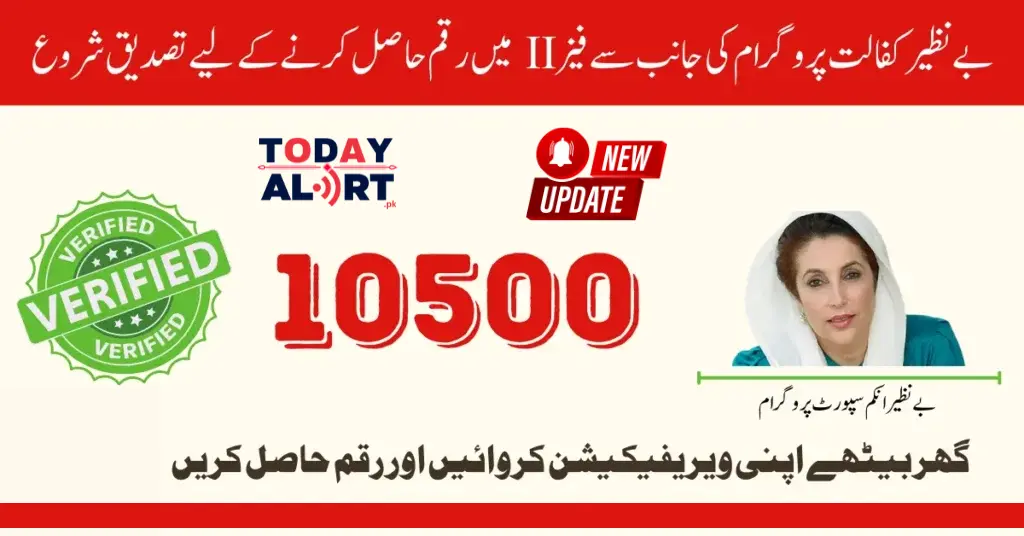 Benazir Kafaalat 8171 Payment Verification Start For Phase 2