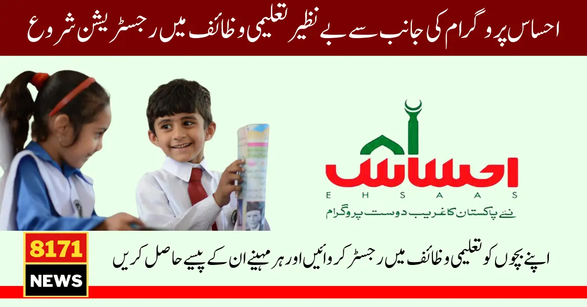 Application Process For Ehsaas 8171 Taleemi Wazaif Program