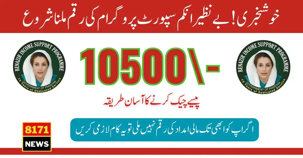 New Method To Check Ehsaas 8171 Program 10500 Installment 2024