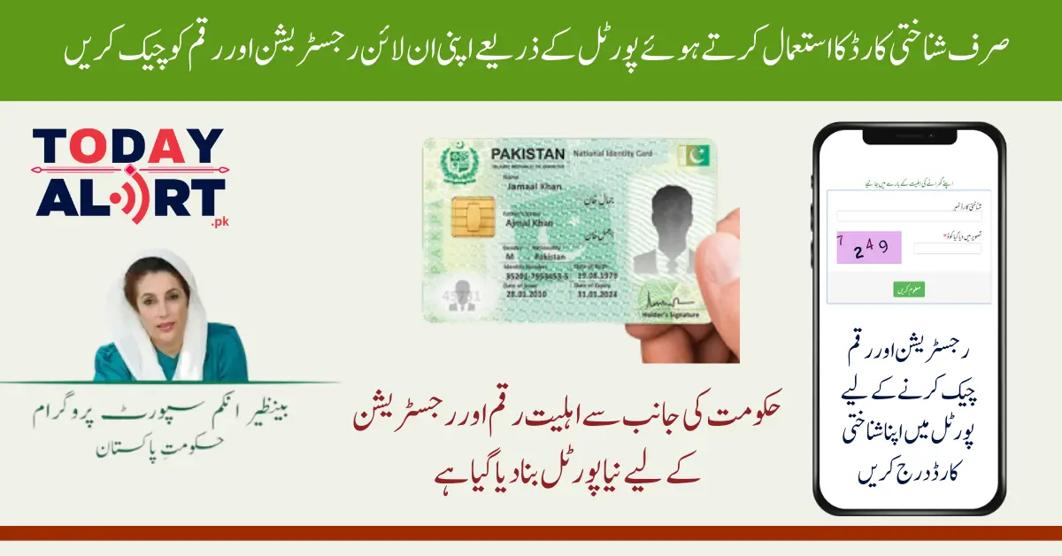 BISP Status Check By Portal through ID Card