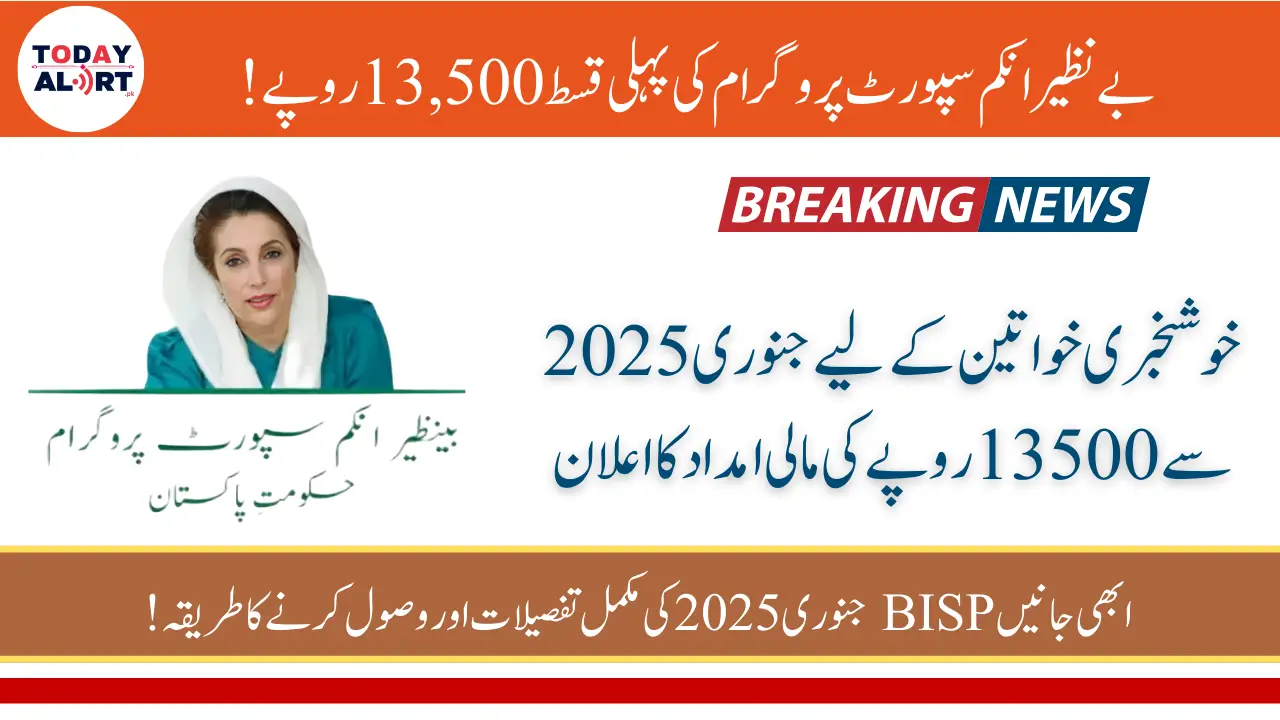 BISP January 2025 Payments Details 13500 First Quarterly Installment Update