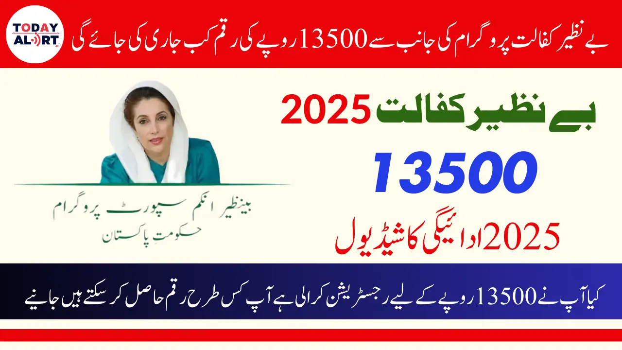 Benazir Kafaalat Payment Schedule 2025 For 13500 Schedule & Updates