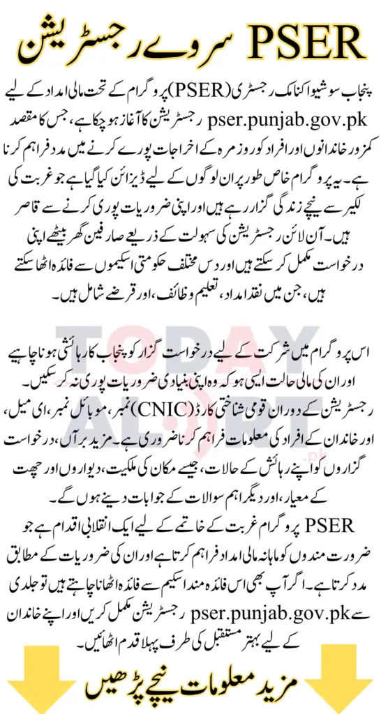 pser.punjab.gov.pk Registration Started, Requirements Eligibility Criteria and How To Apply