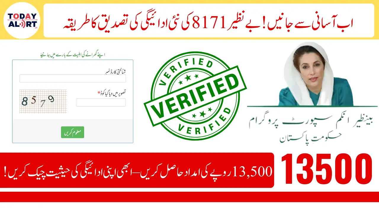 BISP 8171 Payment Verification Process Through BISP Portal and SMS